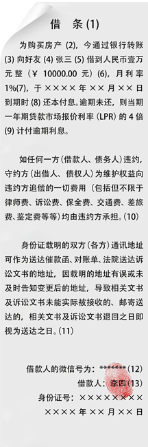 有借条为啥还输了官司？法官为你详解借条中的12个陷阱（附借条范本）